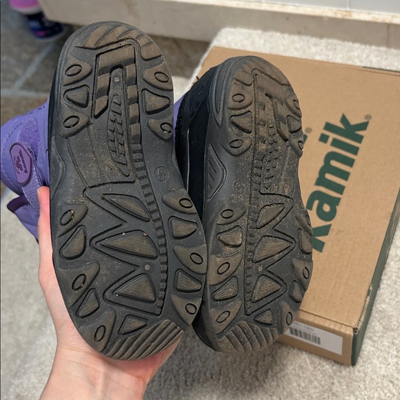 Kamik Snowbug 5 Waterproof Winter Boots SZ 10 purple - Picture 2 of 6